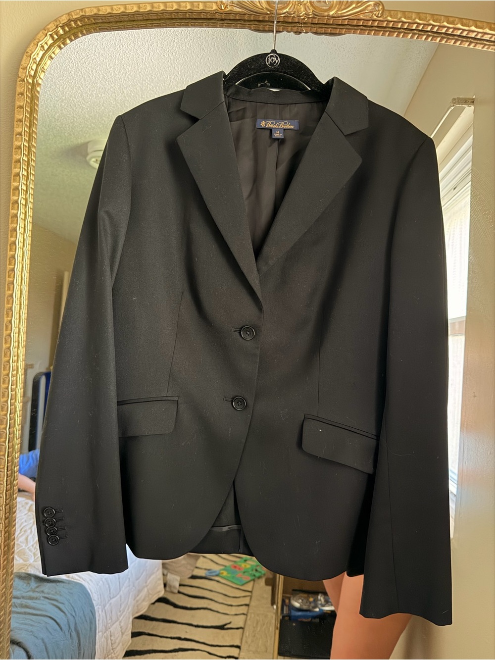 Brooks Brothers Black Two-Button Women's Blazer